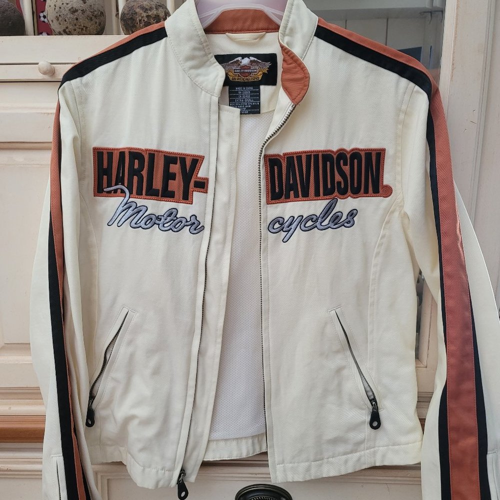 Vintage Harley Davidson Women's Riding Jacket XS